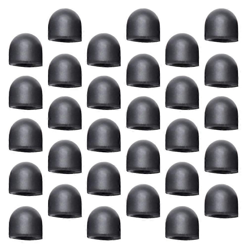 Black Silicone Tip Case for Capacitive Stylus Pen 30Pcs Replacement Nib Set