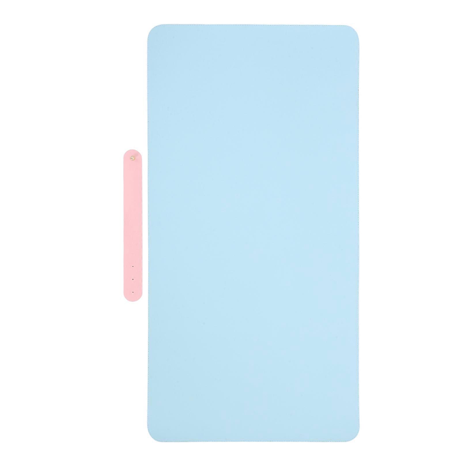 Office Computer Desk Pad Pink PU Desk Protector for Home Use
