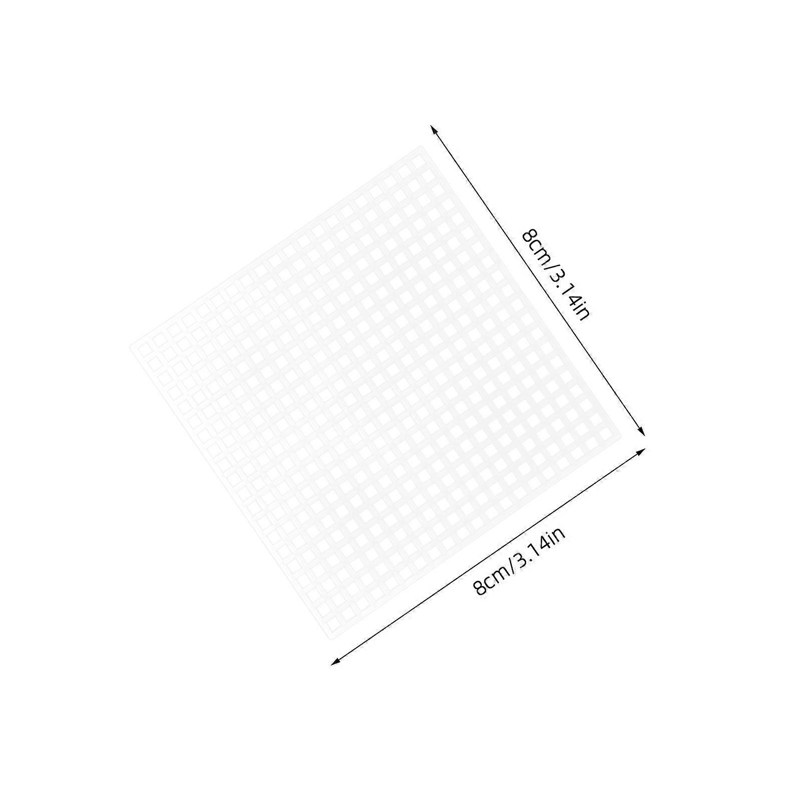 White Plastic Eye Mesh for Crafting Animal Mask Making 20Pcs