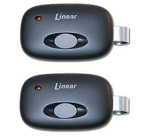 2 Pack Garage Door Remote 318MHz OneButton Control with Visor Clip