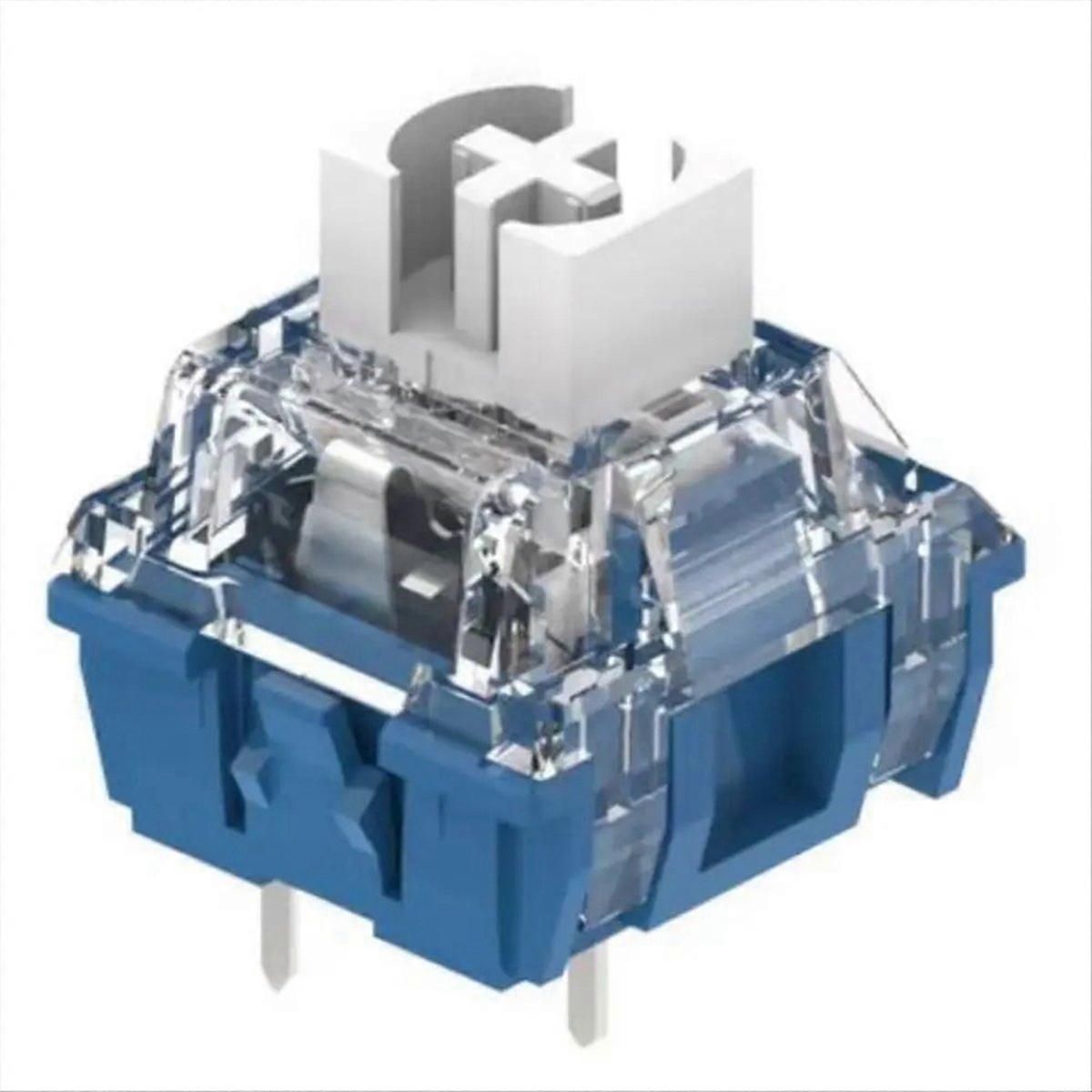 45PCS Fast Silver Axis V2 Switches Linear Shaft Extra Long