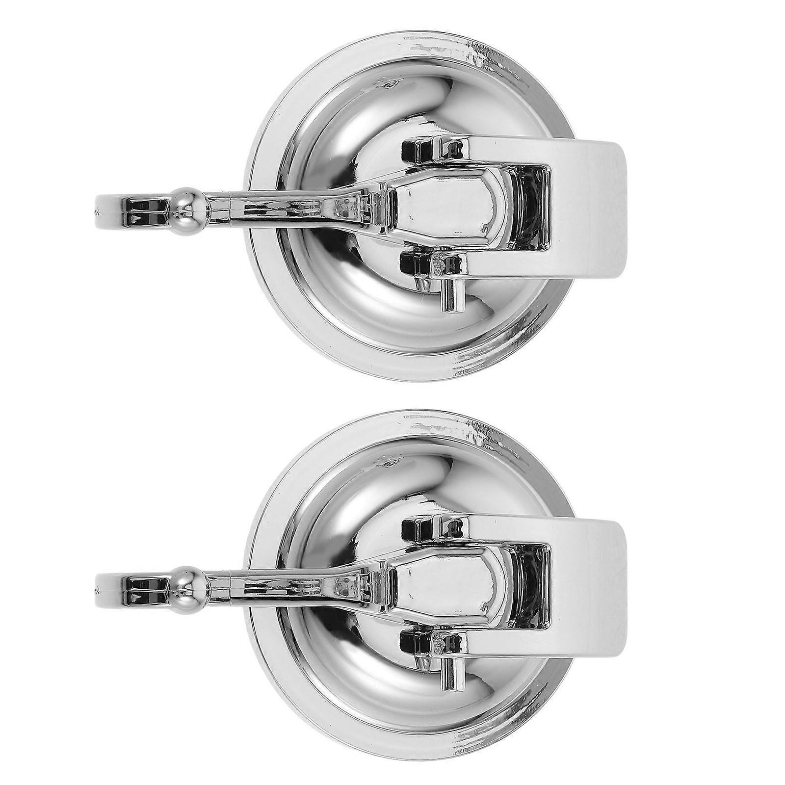 Multi-Functional Suction Cup Hanger Suction Cup Hook Dormitory Abs Material Wall Mounting 2Pcs
