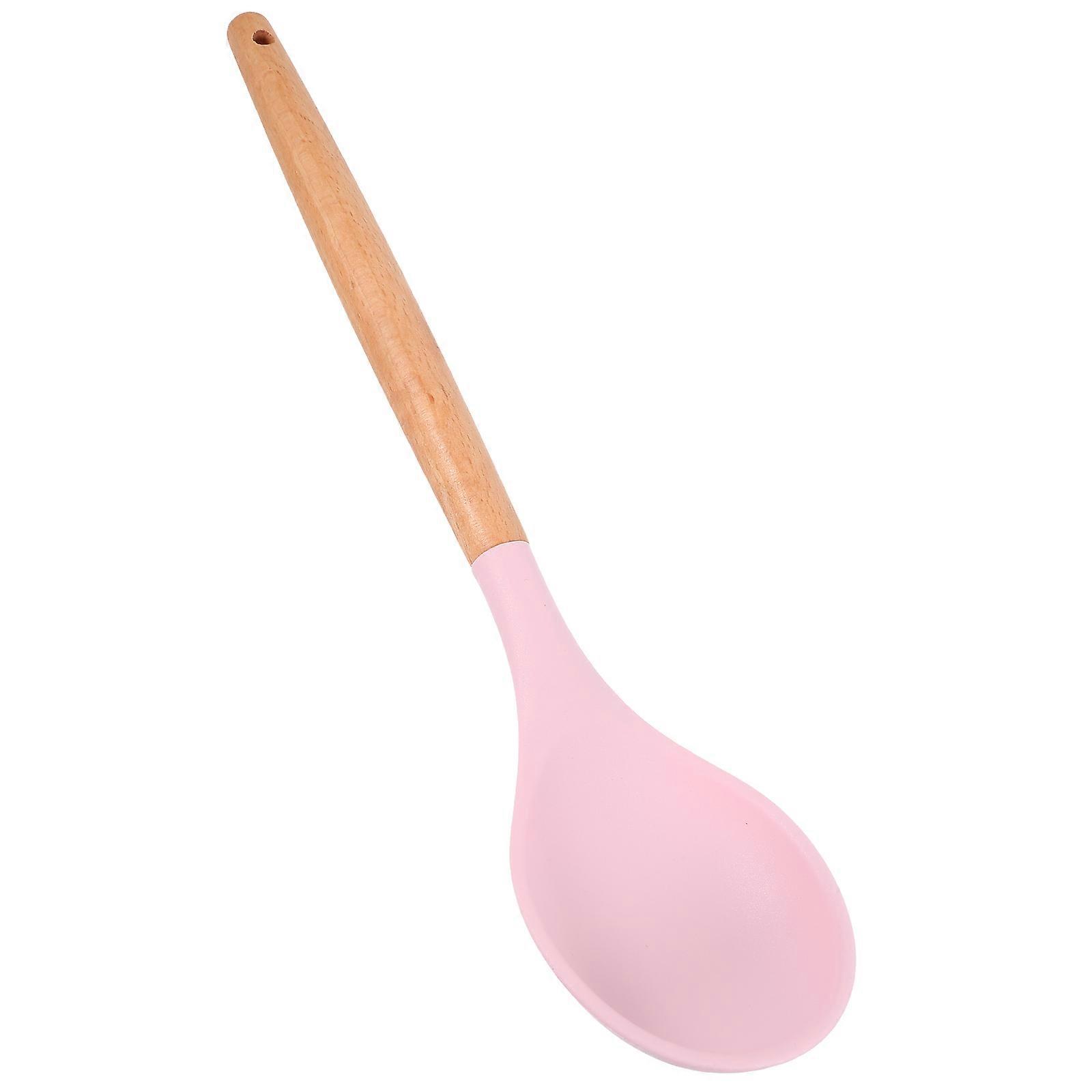 Wooden Kitchen Utensils Silicone Cooking Spoon for Kitchen Use Multi
