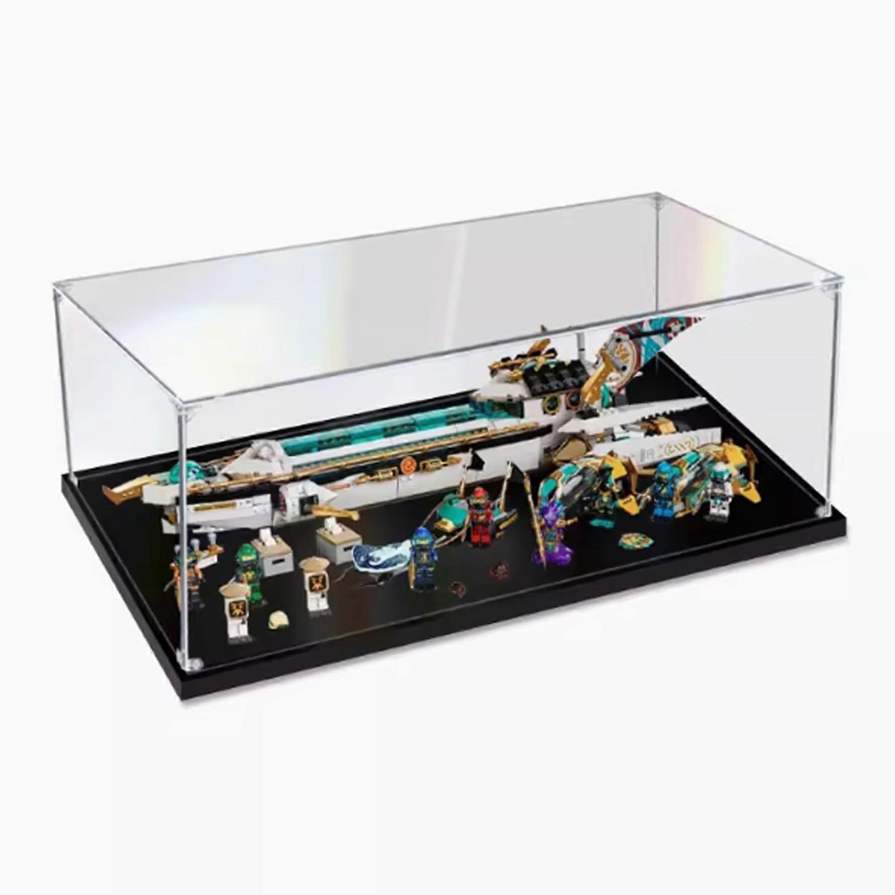Acrylic Display Case Compatible with  71756 Model, Dustproof Protection, Clear View, Stackable Design