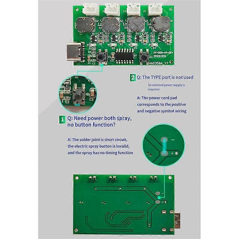 Four- Humidifier Module Control Board Atomizer Driver Board, A