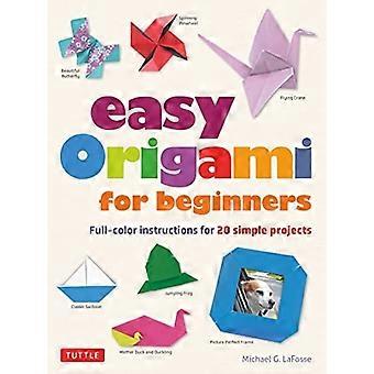 Origami facile per principianti: istruzioni a colori per 20 semplici progetti