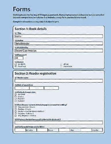 Forms: The nation's favourite paperwork