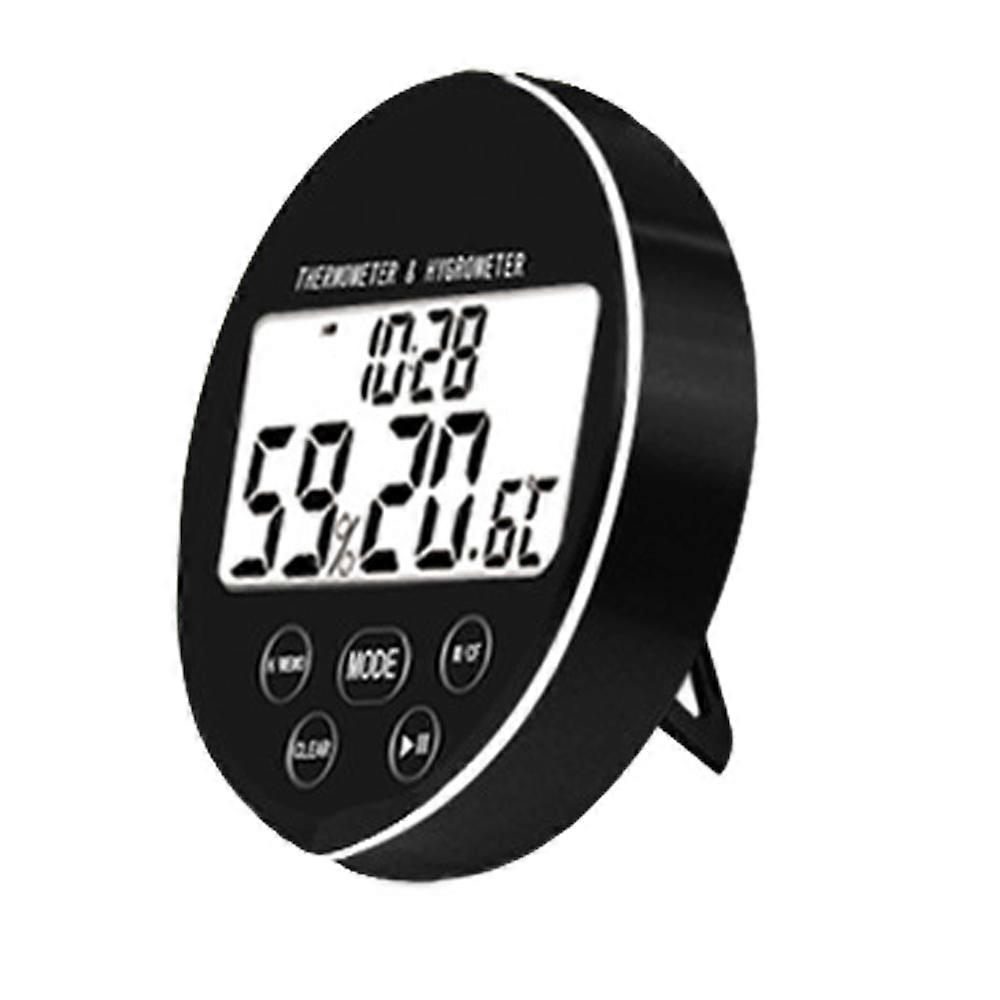 Circular temperature and humidity meter with timer  electronic new temperature and humidity meter