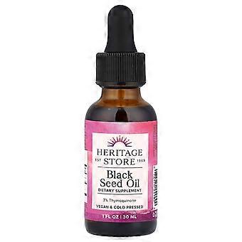 Heritage Store, Aceite de semilla negro, 1 fl oz (30 ml)