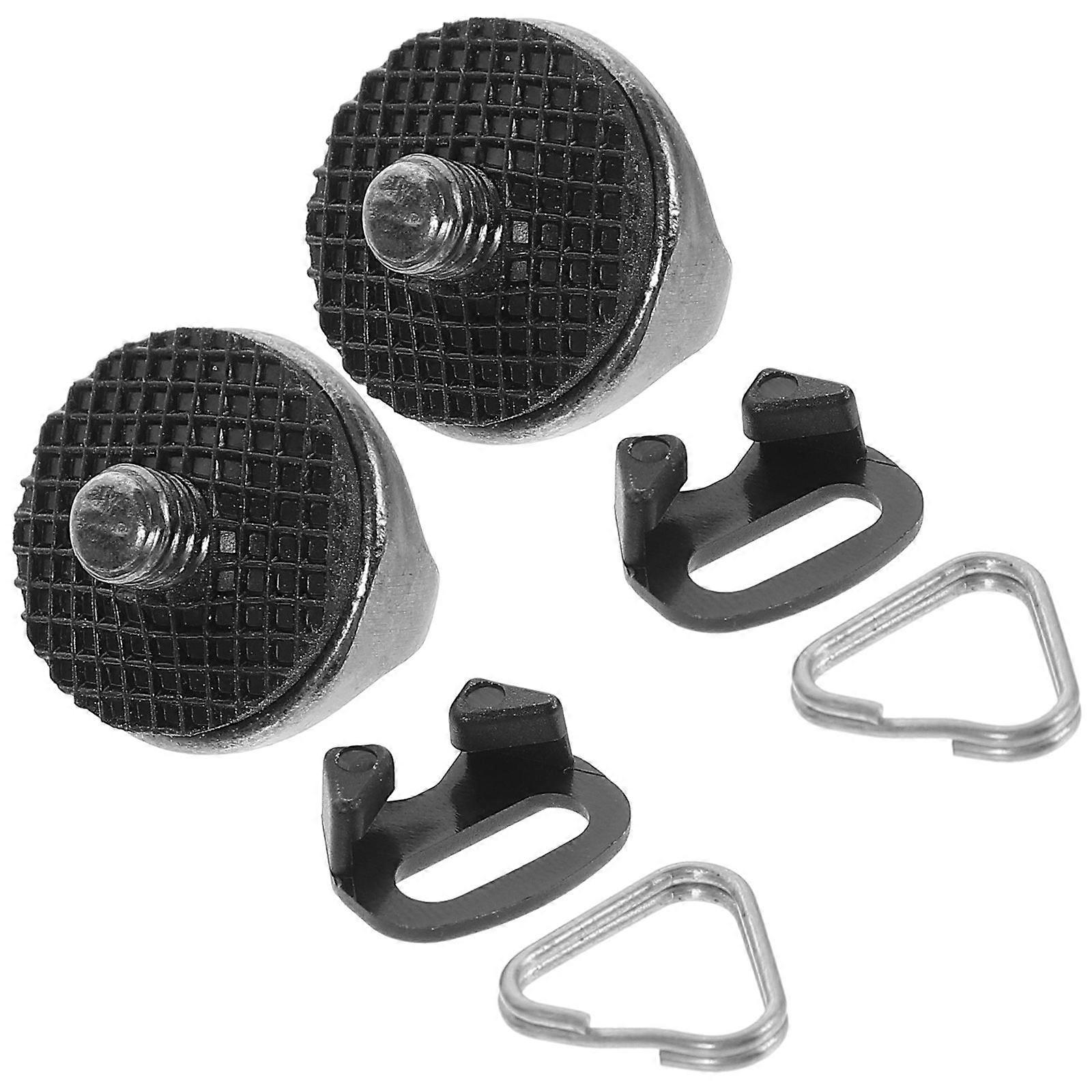 1 Set Camera Clip Split Ring Triangle Split Hook Wrist Strap Fixing Screw