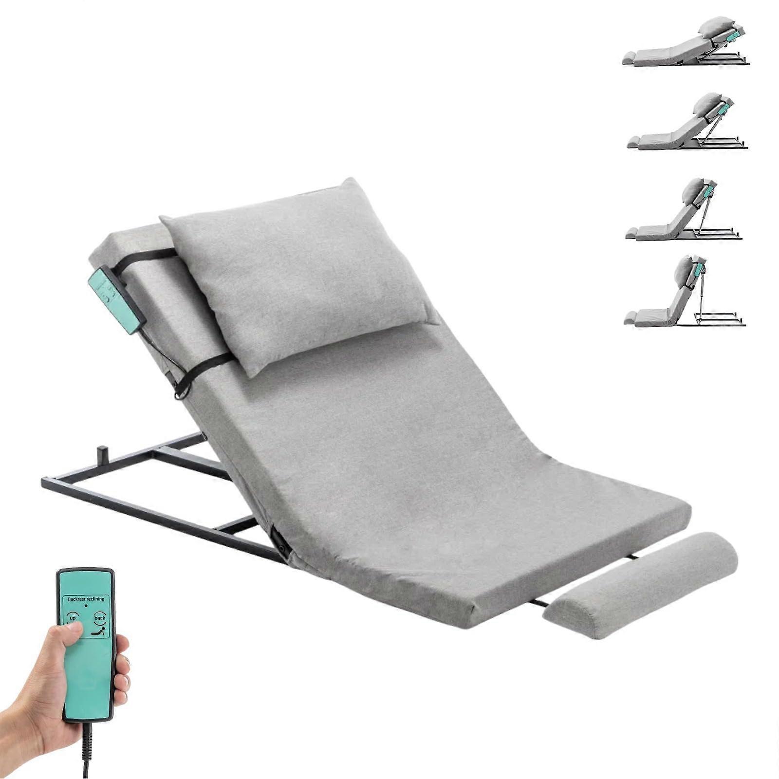 Electric Adjustable Bed Backrest 47in, Ergonomic HalfLength Support for Reading and Mobility
