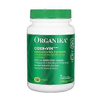 Organika Cider Vin Ongefilterd, 500 mg, 120 capsules