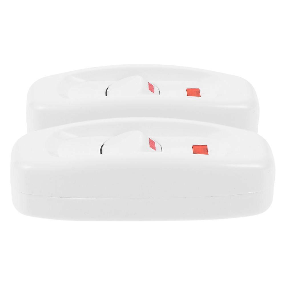 White Inline on Off Switch 2Pcs Bedside Switch with Indicator Light Function