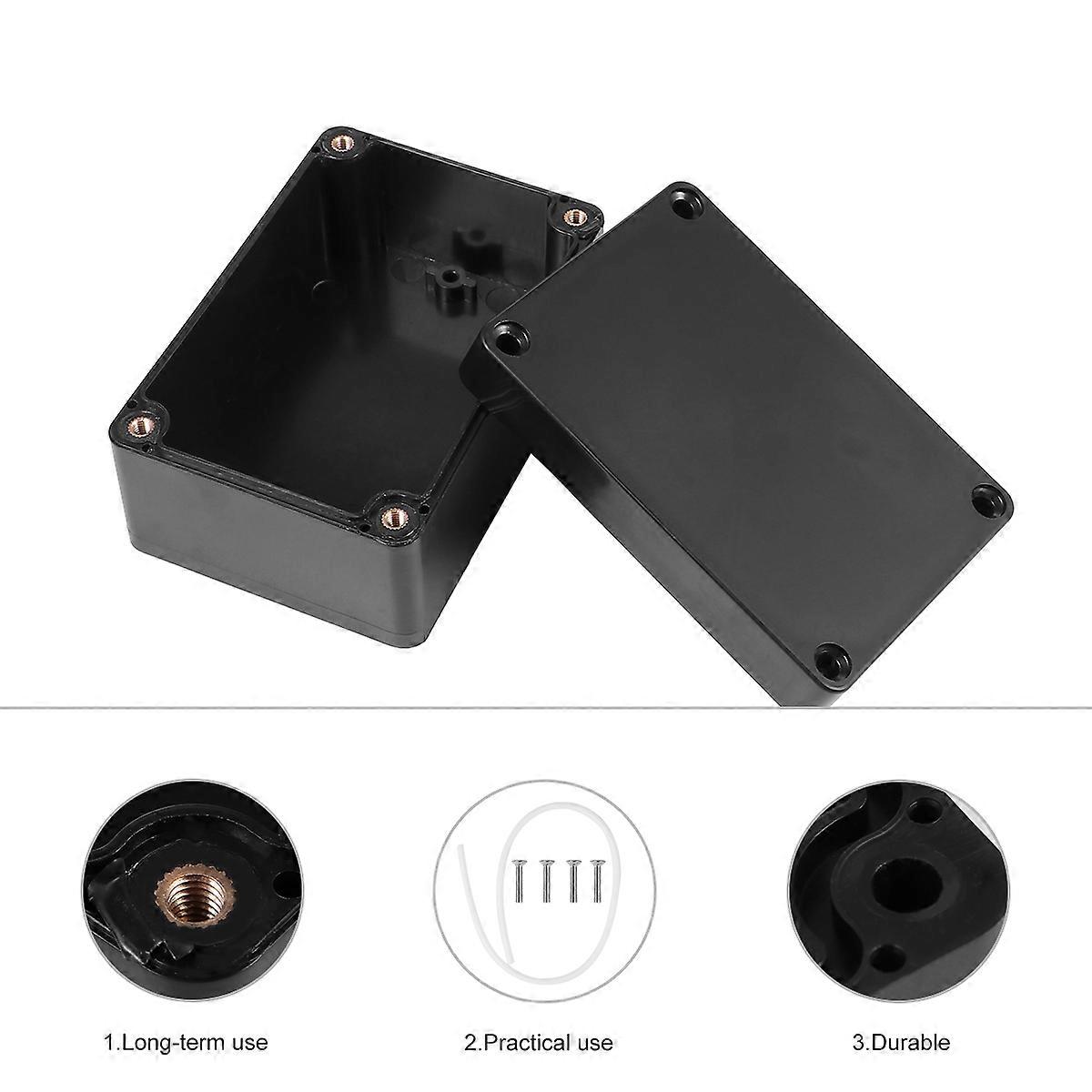 Durable Waterproof Box Junction Box for Outdoor Use 2Pcs Plastic Material