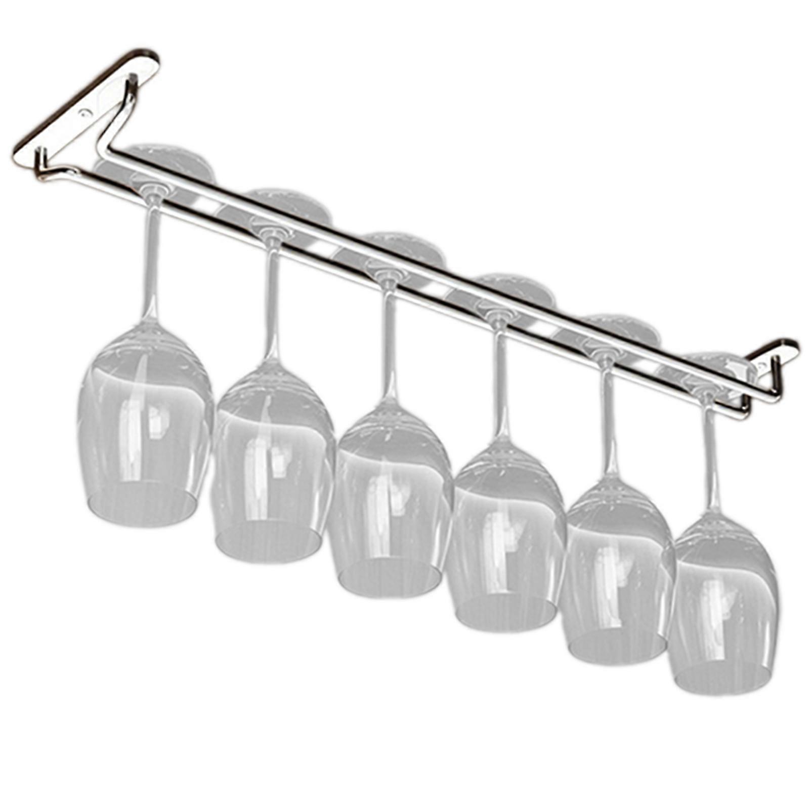Upside down stemware rack rustproof Rustproof and Corrosion Resistant Compact apartment kitchenette