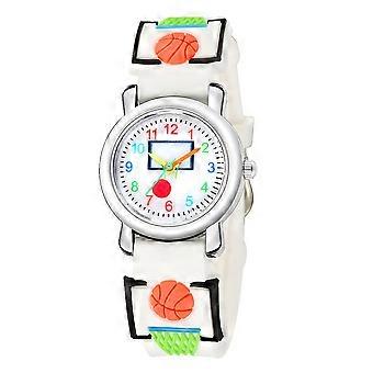 3D-barnklocka tecknad basket armbandsur för barn 1 st present med flerfärgad