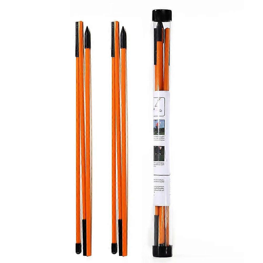 48" Golf Alignment Stick Rod Pole Full Swing Training Setting Practice Folding