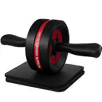 Ab Roller Wheel compatible with Abs Workout - Abdominal Exercise Equipment with 2 Knee Pads compatible with Home Gym, Core Strength Training, Fitness