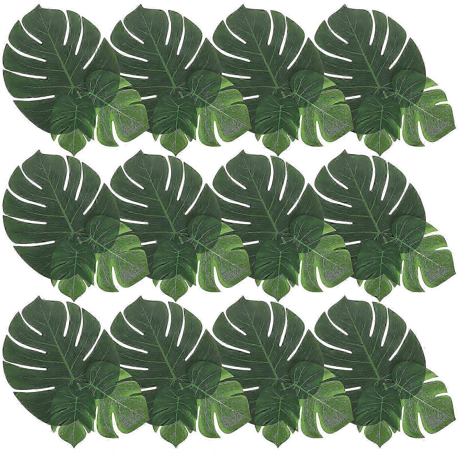 Table Placemats Monstera Leaf for Dining Room Decor 72Pcs