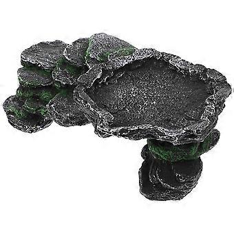 Plate-forme de lézardage pour tortue en résine tortue habitat reptile se cachant grotte résine plate-forme de lézardage