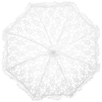 Lace Parasol Umbrella for Wedding Decor Elegant Lace Umbrella Photo Prop
