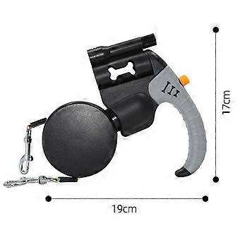 2-in-1 Retractable Dog Leash with Light – 360° Tangle-Free Dual Leash