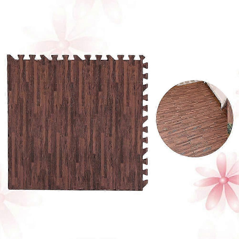 Interlocking Mat Crawling Pad for Exercise Use Eva 30Cm Square Brown Mat