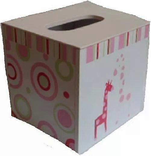 Pink Dots Tissue Box Cover