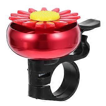 Girasole A Forma Di Bambini Bambini Bici Ciclismo Campana Manubrio Anello Ringer Corno (Rosso)