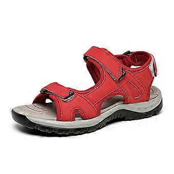 2026 new women's sandals casual shoes daily comfort beach shoes platform breathable open-toed Roman shoes field hiking shoes
