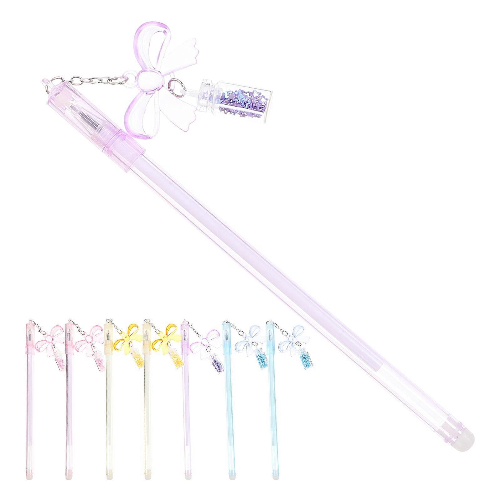 Bright Pendant Designed Writing Pens for Students 8Pcs Random