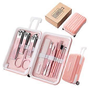 12 IN 1 Professional Stainless Steel Nail Clipper Travel Grooming Kit Manicure & Pedicure Set Personal Care Tools