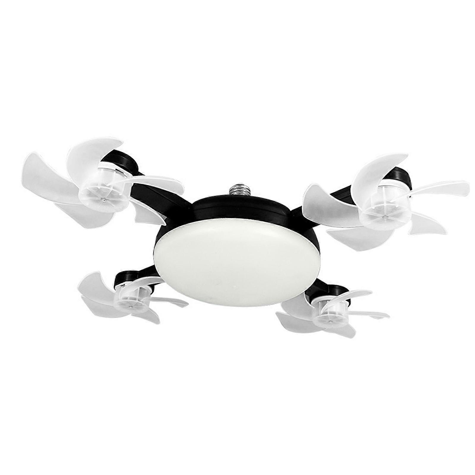 High Quality 4 Blade Ceiling Fan Light E27 Socket 3 Speed Settings Timer Feature And Wide potential Range Multicolor