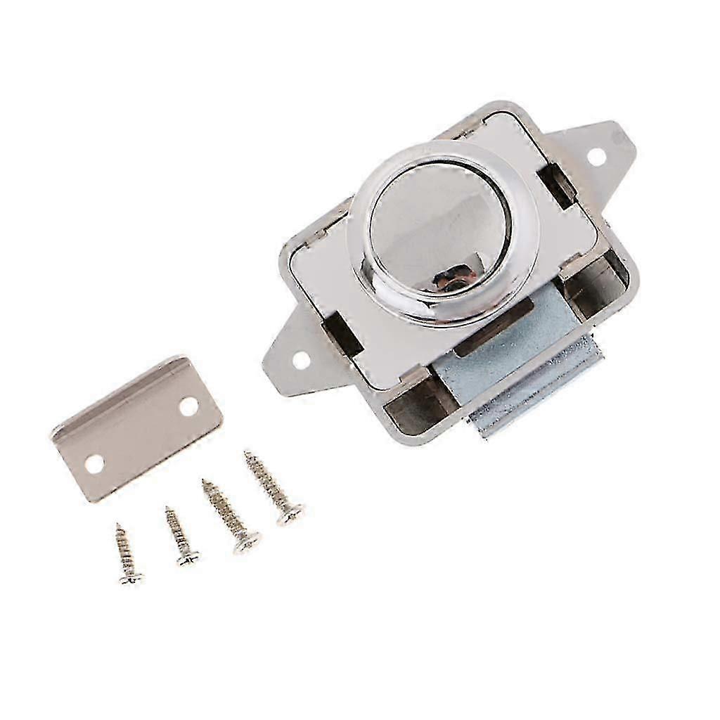 SNDO-Push Button Latch Catch Push Button Lock Cupboard Door Push Button Lock