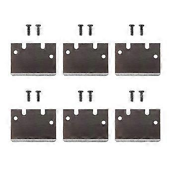Accesorios para impresoras 3D Raspadores Punta de cuchillo compatible con Repuestos Cortador compatible con Raspadores para encimera Adecuado 6 piezas