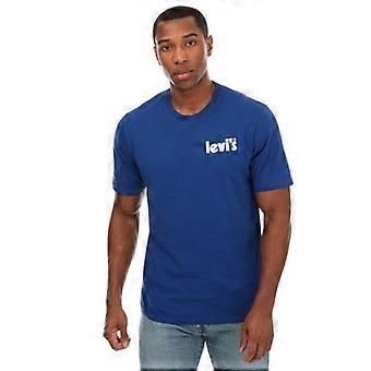 Levis Mens Logo Crew Neck Relaxed Fit T-Shirt