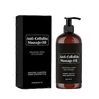 Anti-Cellulite Massage Oil, 240ml Collagen-Infused Body Oil with Plant Essential Oils 26-27