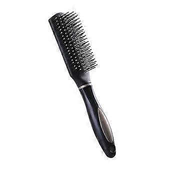 Skönhet Hårborste Set, Rak & Slät Soft Touch Paddelborste Rund Borste Och Detangling Brush-Square