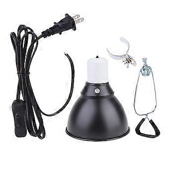 Reptile Light Fixture Dome Lamp Shade for 2Pcs Pet Use