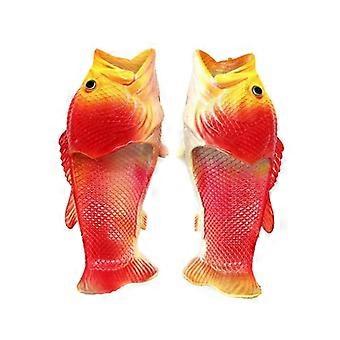 Unisexe Simulation 3d Poisson Pantoufles Drôle D’été Mode Flip Flops Pour L’extérieur TAO