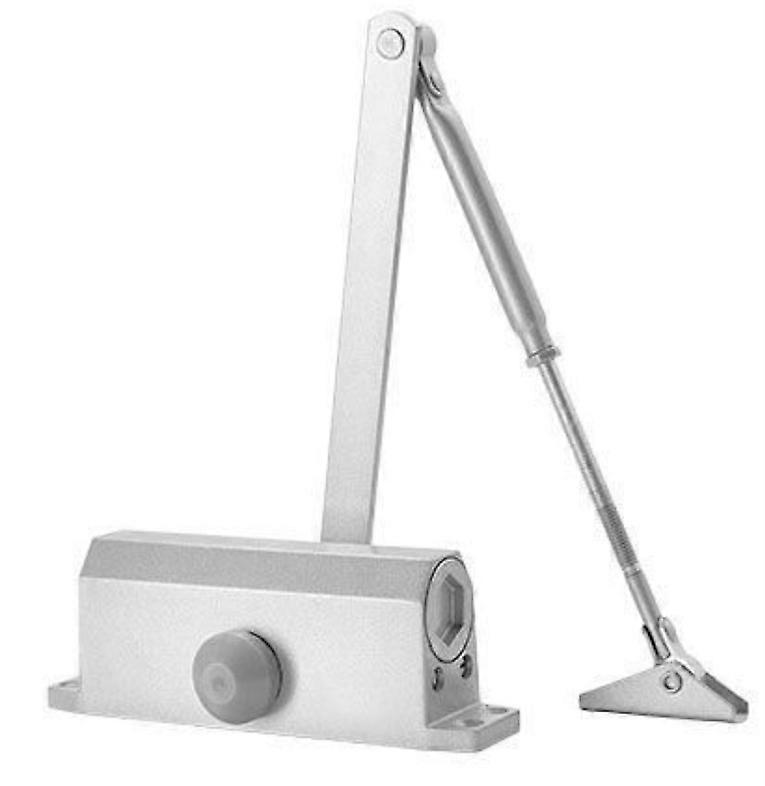 Automatic hydraulic door closer, adjustable, soft close.