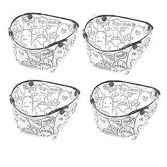 ISE MOUNT 4 Pieces Folding Bowl Set,Portable Mess Kit