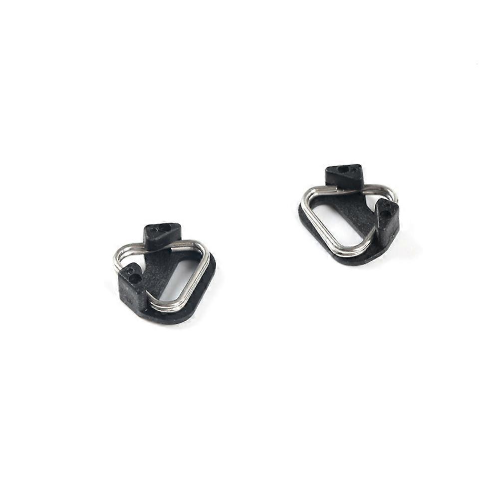 10PCS Camera Strap Triangle Hook Adapter Split Ring Practical Stainless Steel Buckle Camera Accessory (Black)