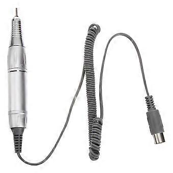 Professional Nail Drill Handle Handpiece for Electric Nail Manicure Pedicure Machine 202 (Silver & White)