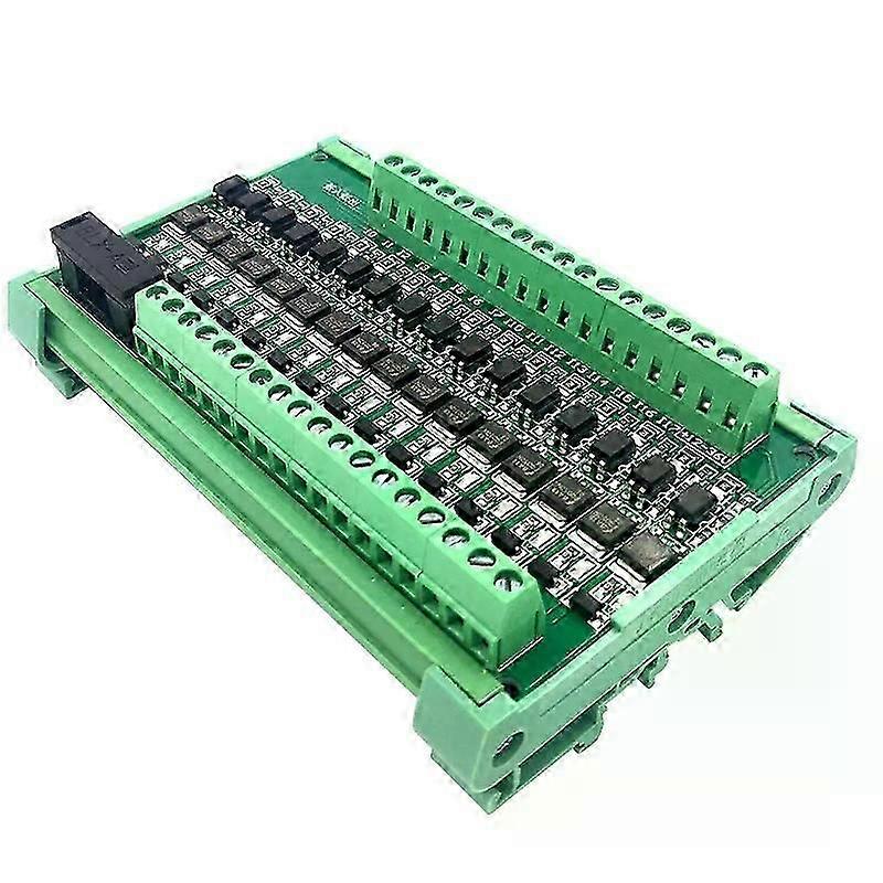 16-channel PLC amplifier board, isolation board, transistor board, protection board, input NPN/PNP, output NPN.