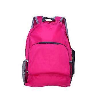 Outdoor Backpack Folding Bag for Storage Use Rosy Stylish Shoulder Bag