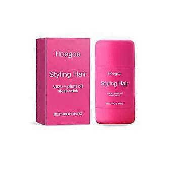 Hoegoa Wax Hair Stick - Curling, Dreadlock Styling, Hair Setting, Frizz Control, Fluffy Shine, Moisturizing, Portable Hair Wax Stick