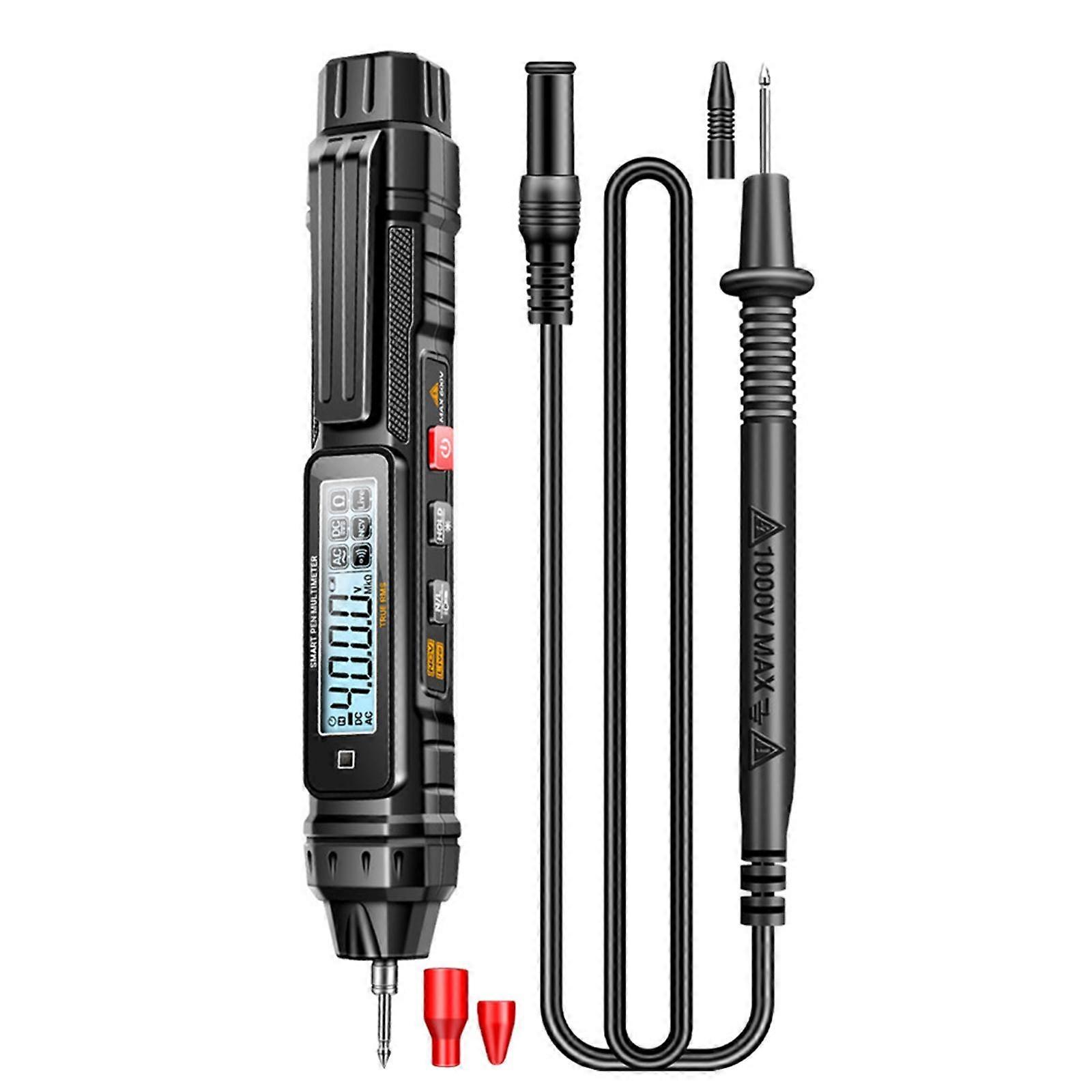 Digital Multimeter Capacitance Tester Tool Pen Tester with LCD Backlit Removable
