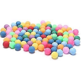 50 stücke/packung farbige Tischtennisbälle 40mm Unterhaltung Tischtennisbälle gemischte Farben