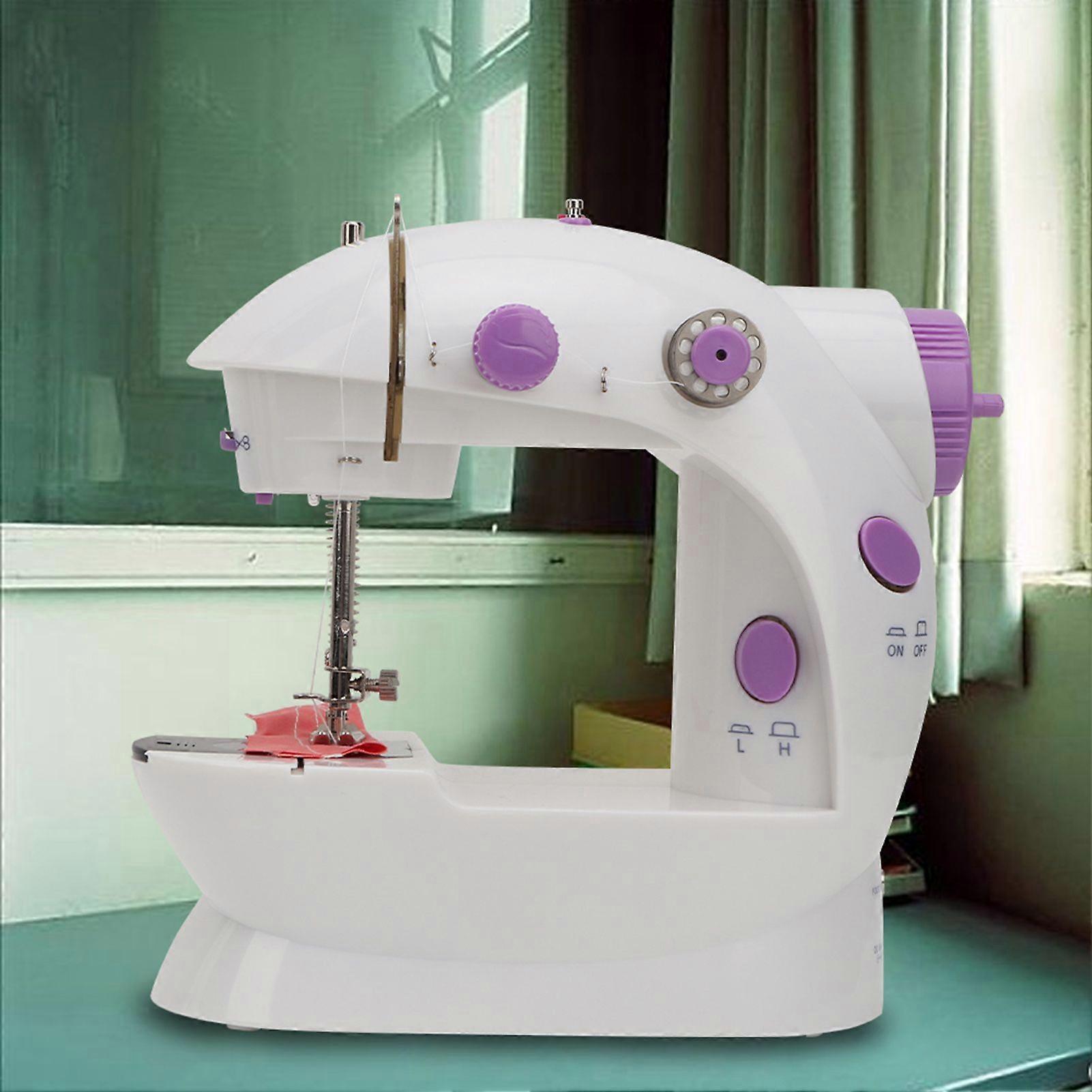 Mini Household MultiFunction Electric Sewing Machine with Extension Table (EU Plug 100-240V)
